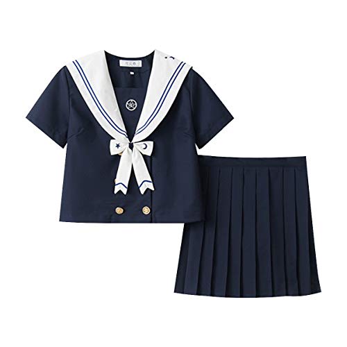 春秋コスプセーラー服長袖不良少女JK制服コスプレセーラー襟服